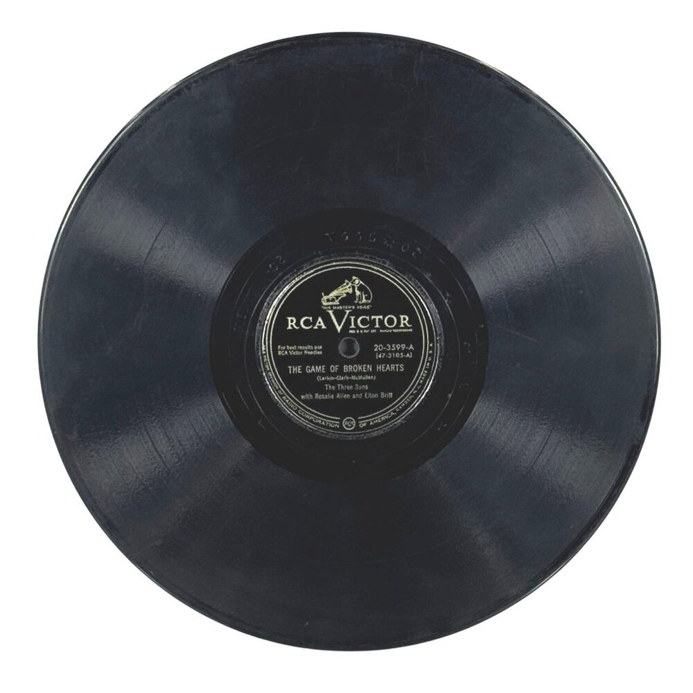 The Three Suns - The Game Of Broken Hearts - 20-3599 RCA Victor Shellac 78 RPM